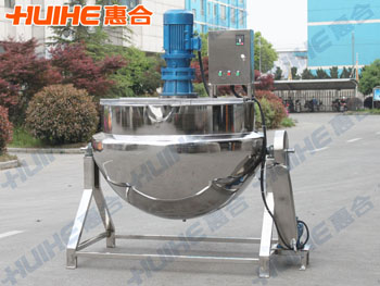 展示精美蒸汽夾層鍋實拍照片,以及設備參數、特點、原理等
